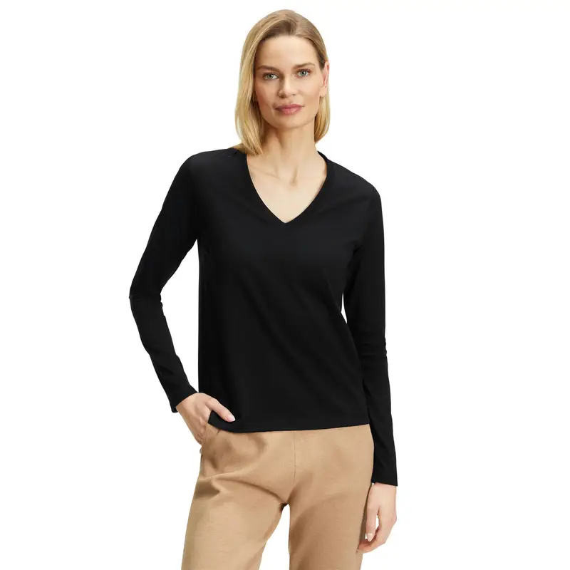 Donna Maglia a manica lunga Nero