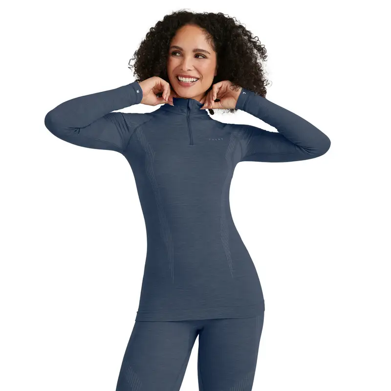 Donna Maglia a manica lunga Wool-Tech Blu