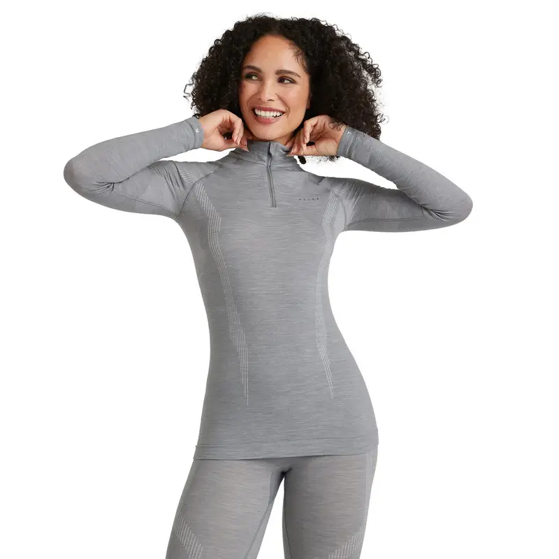 Donna Maglia a manica lunga Wool-Tech Grigio