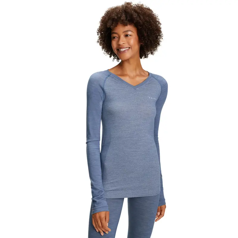 Donna Maglia a manica lunga Wool-Tech Light Blu