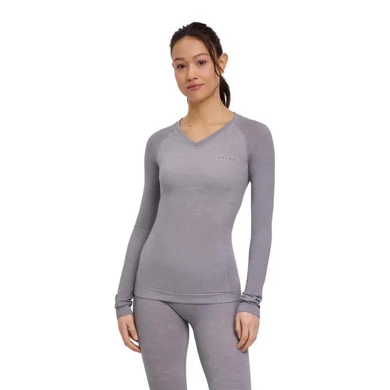 Donna Maglia a manica lunga Wool-Tech Light Grigio