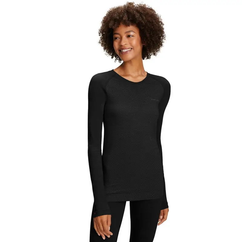Donna Maglia a manica lunga Wool-Tech Light Nero