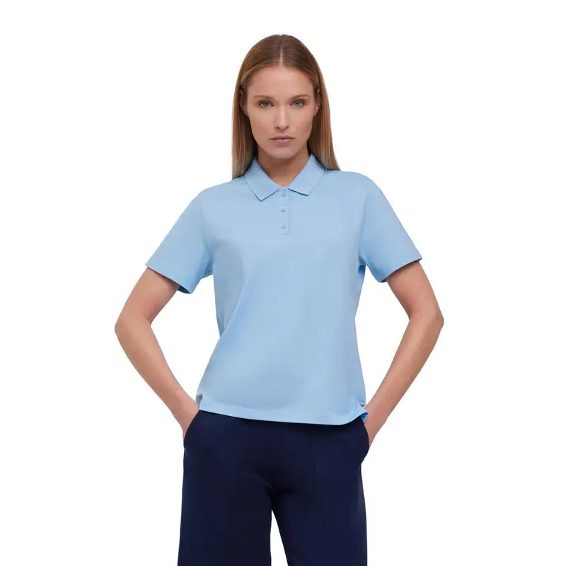 FALKE Polo Donna Blu 2419036