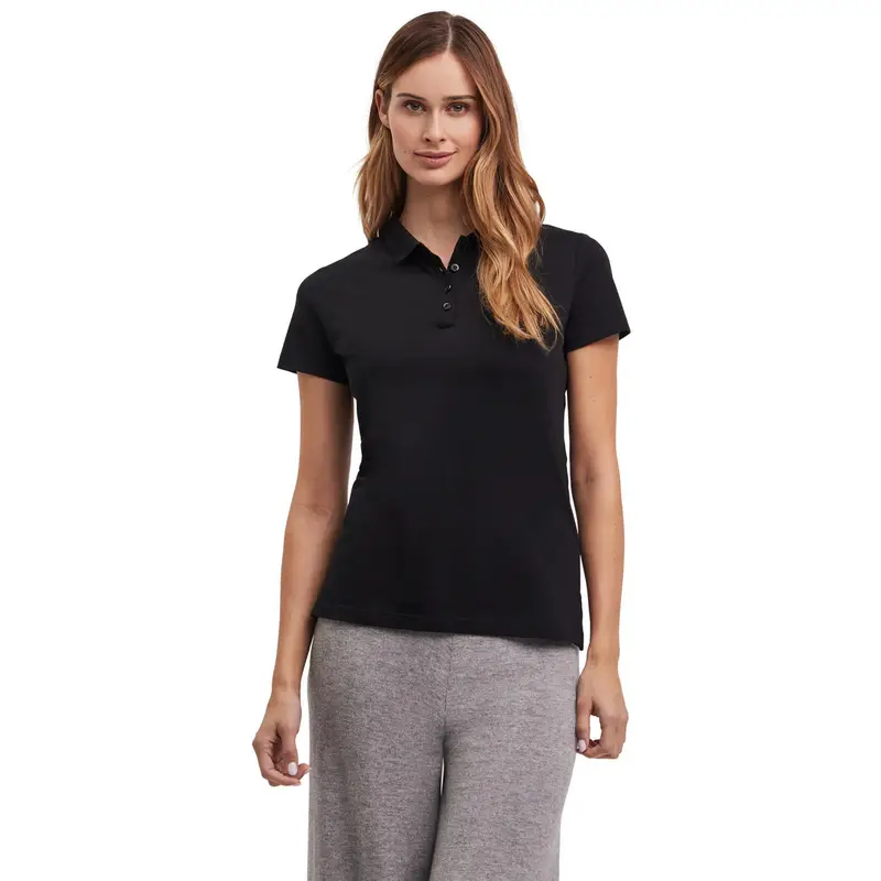 FALKE Polo Donna Nero 2419003