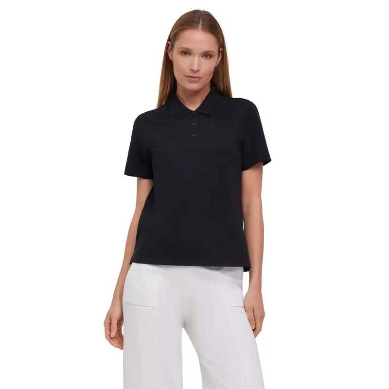 FALKE Polo Donna Nero 2419034