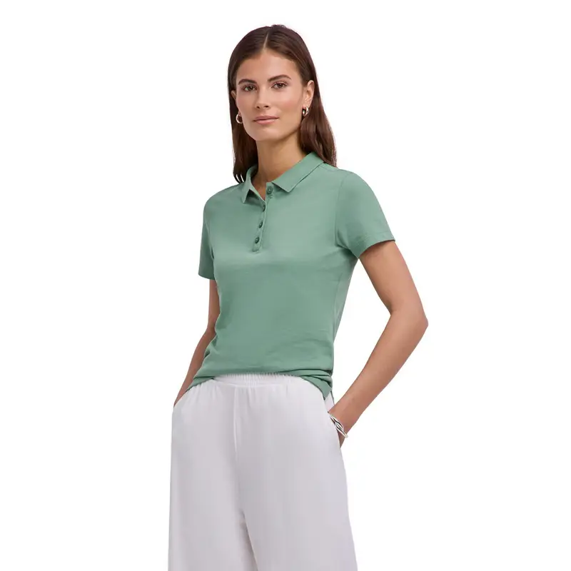 FALKE Polo Donna Verde 4165115