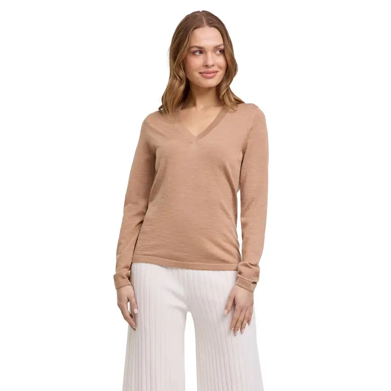 Donna Pullover Marrone