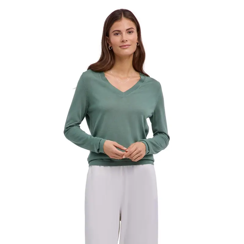 Donna Pullover Verde