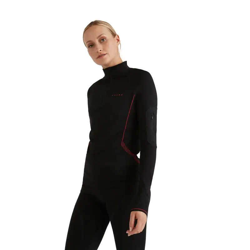 Donna Running Pullover Nero