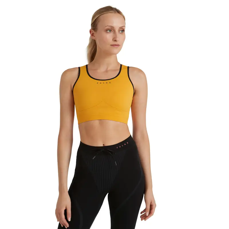 Donna Running Reggiseno sportivo Giallo