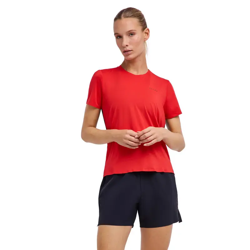 Donna Running T-Shirt Rosso
