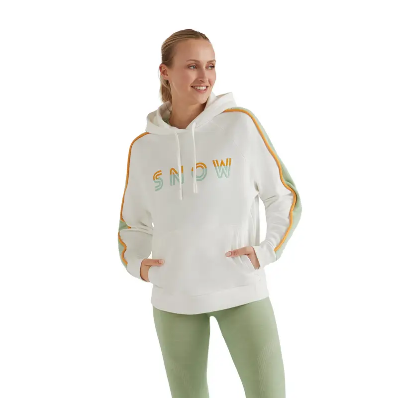 Donna Skiing Pullover Bianco