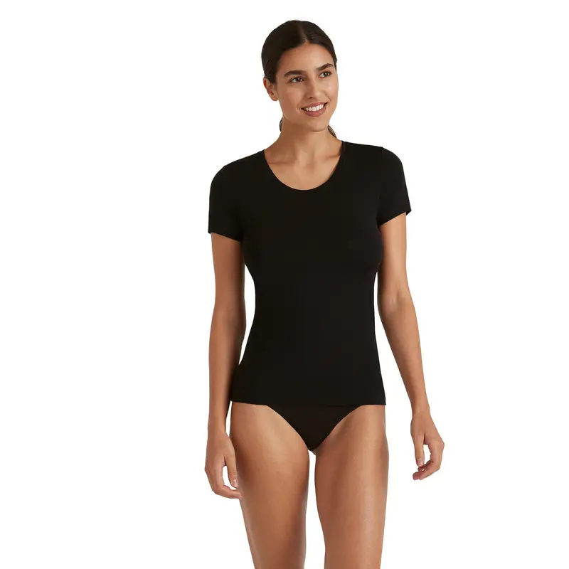 FALKE T-shirt Donna Nero 2419227