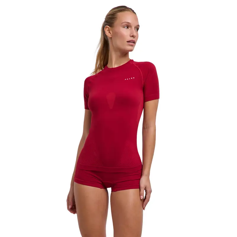 Donna T-Shirt Warm Rosso