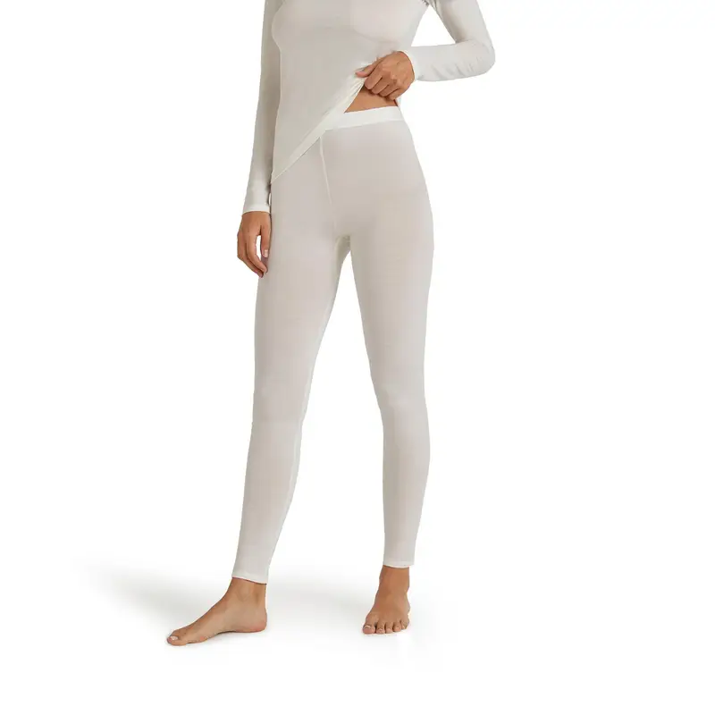 Donna Tights Daily ClimaWool Bianco