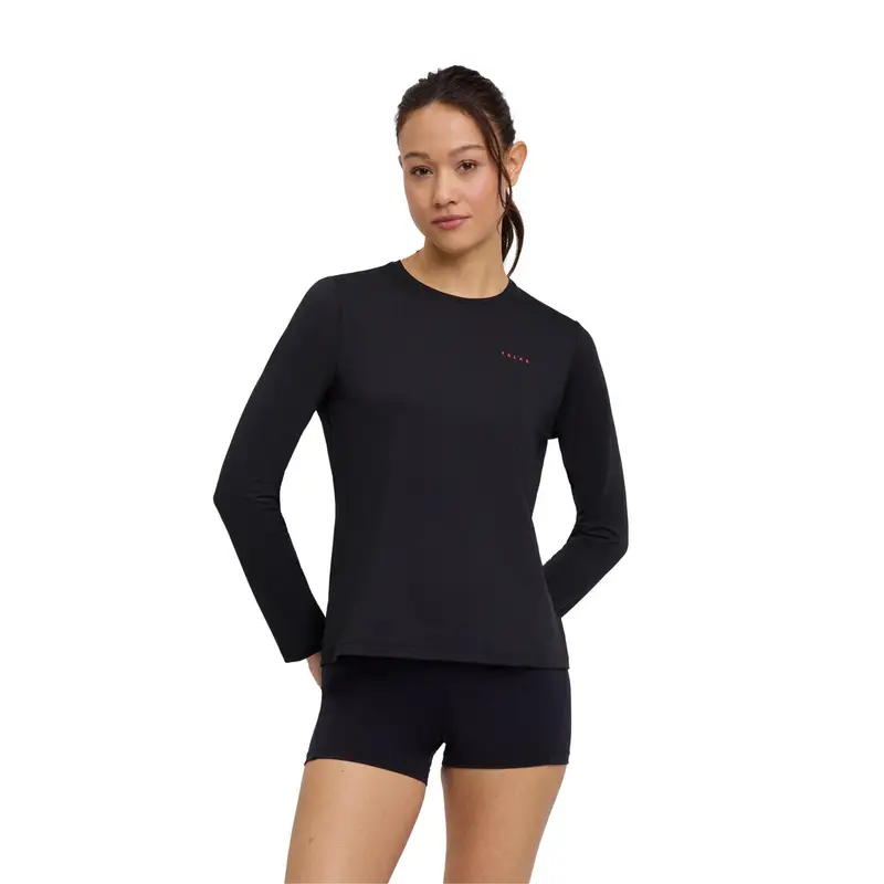 Donna Training Maglia a manica lunga Nero