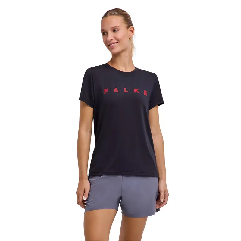 FALKE T-shirt Donna Nero 3679140