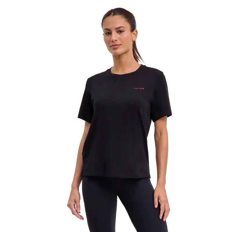 FALKE T-shirt Donna Nero 2417206