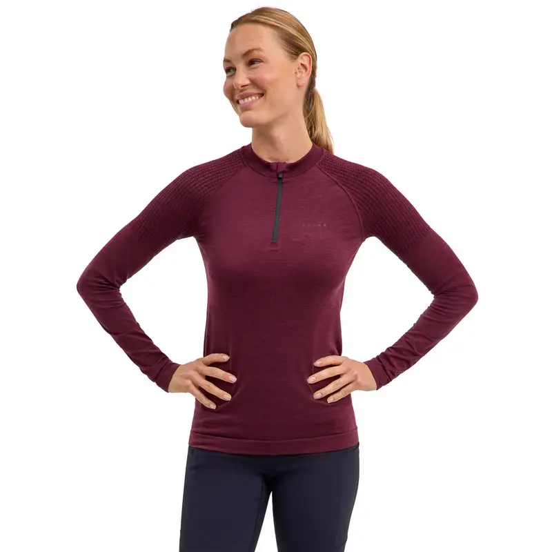 Donna Trekking Maglia a manica lunga Rosso