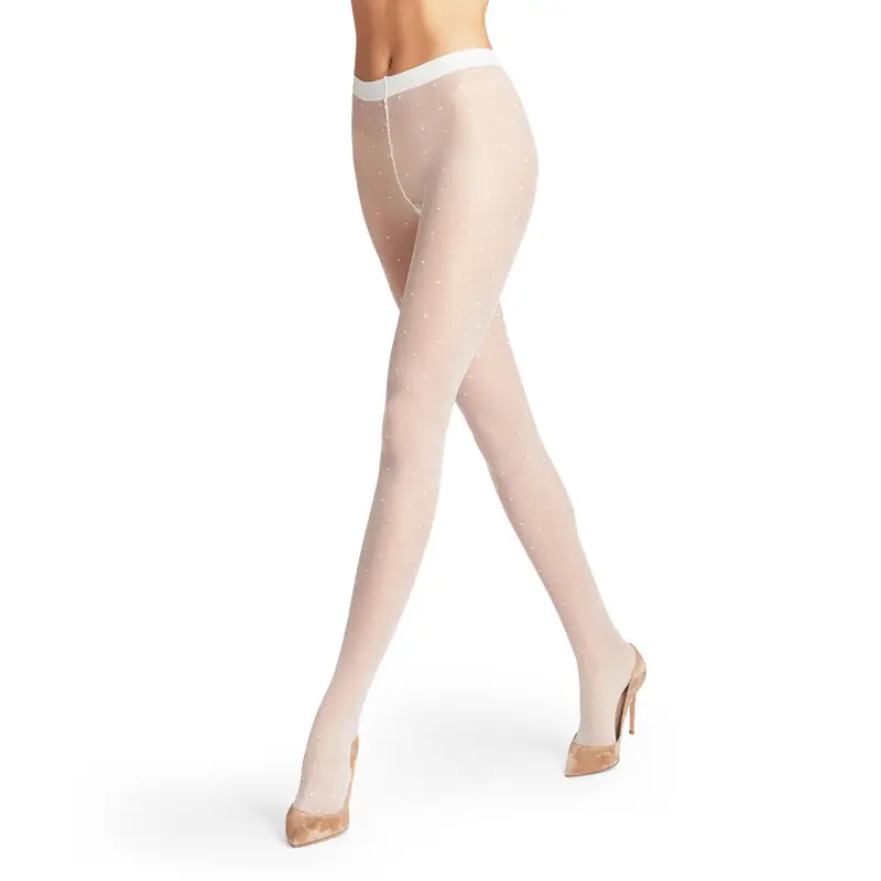 Dot 15 DEN Donna Collant Bianco