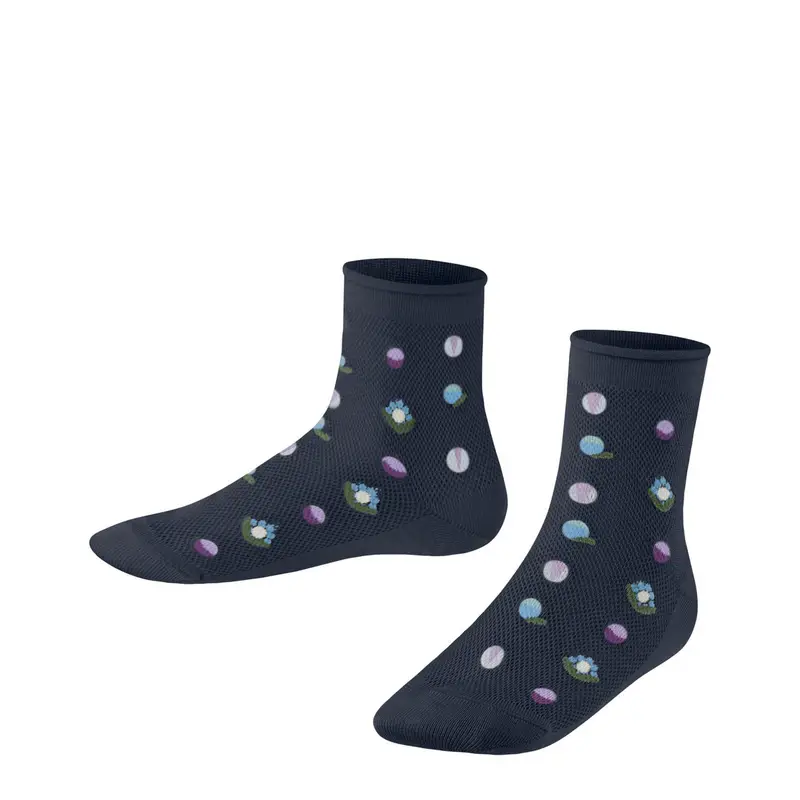 Dotted Flower Bambino Calzini corti Blu