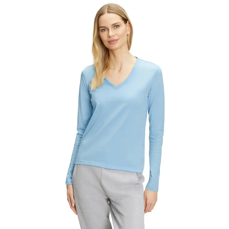 Essential Donna Maglia a manica lunga Blu