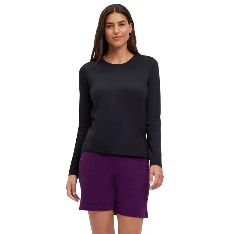 Essential Donna Maglia a manica lunga Nero