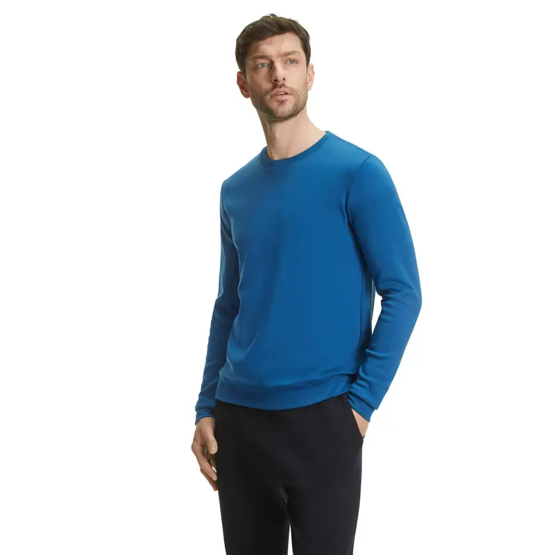 Essential Uomo Maglia a manica lunga Blu