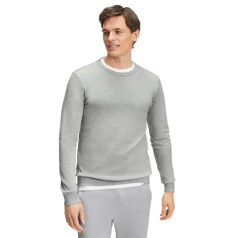 Essential Uomo Maglia a manica lunga Grigio