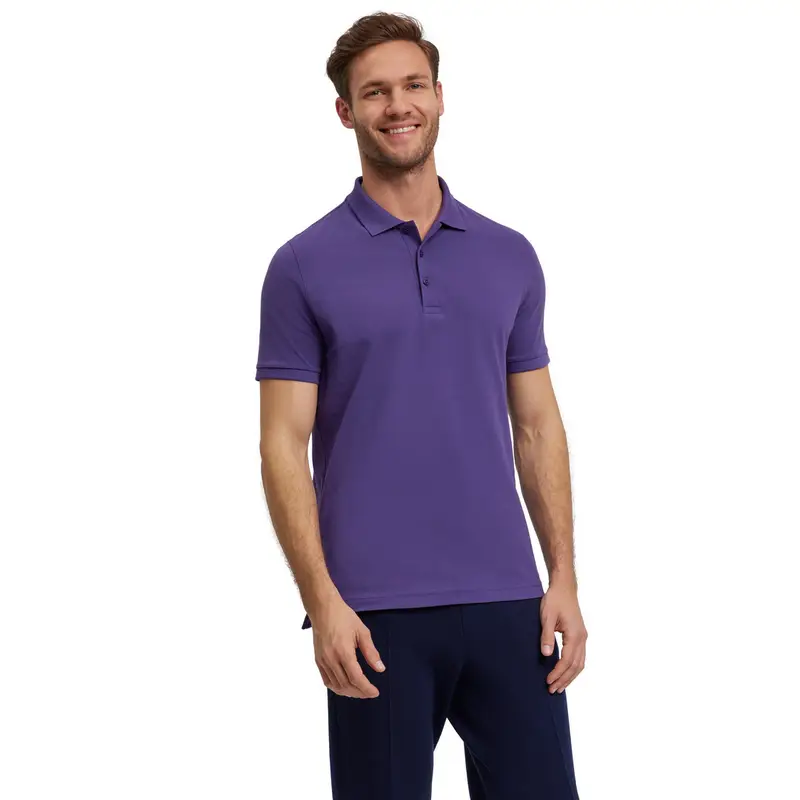 FALKE Polo Uomo Viola 4237097