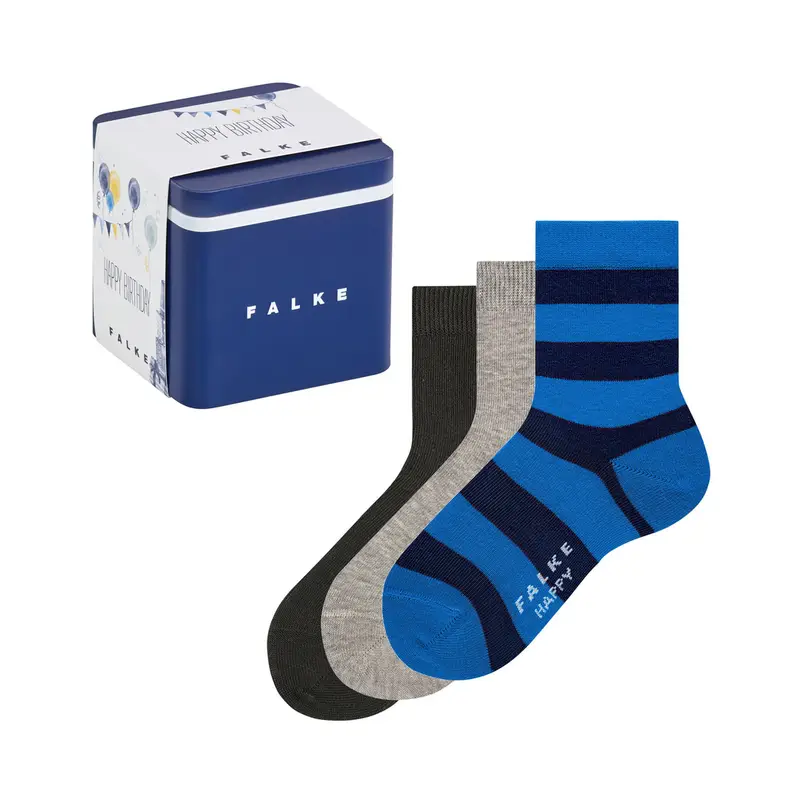 Happy Giftbox 3-Pack Bambino Calze Multicolore