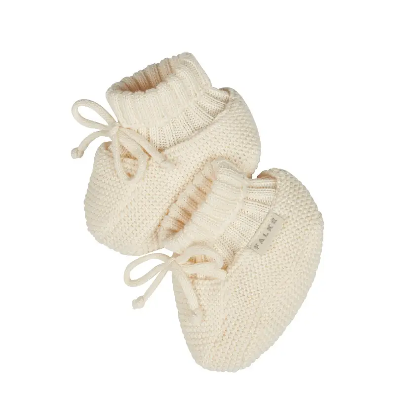 Knitted Bootsock Neonato Calzettoni Beige