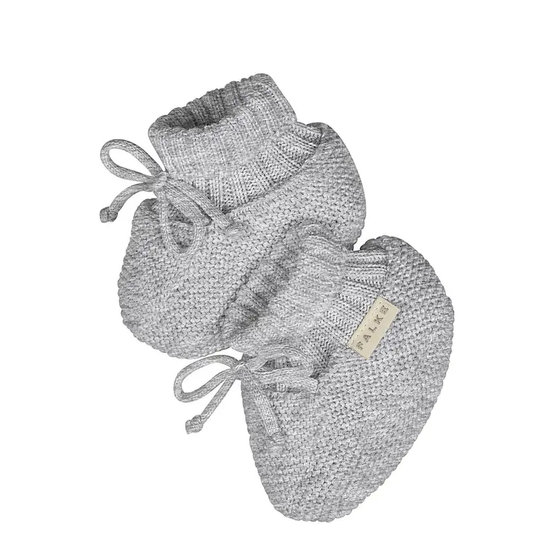 Knitted Bootsock Neonato Calzettoni Grigio