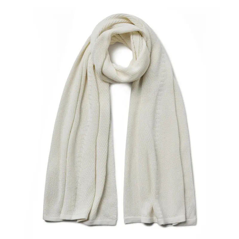 Linen Donna Stola Bianco