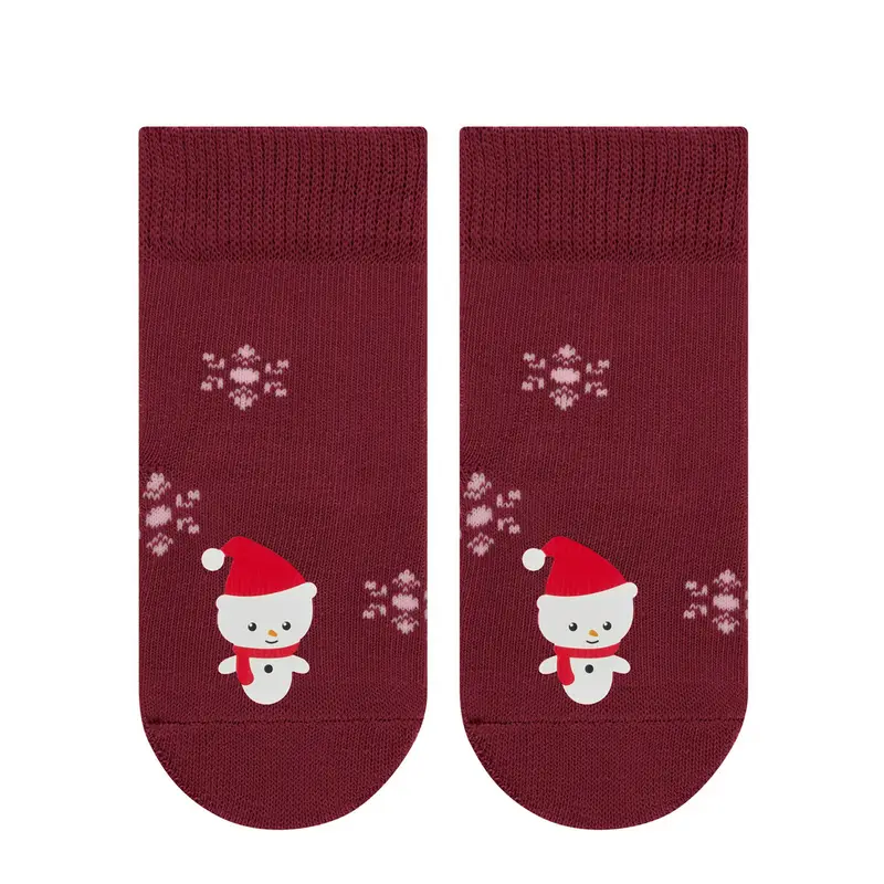 Little Snowman Neonato Calzini Rosso