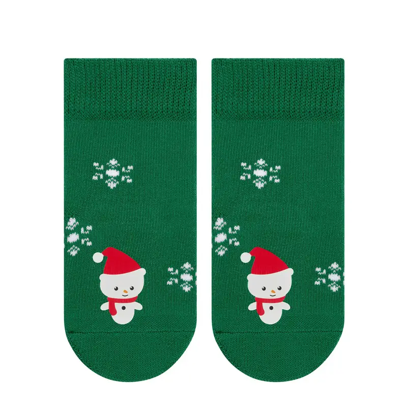 Little Snowman Neonato Calzini Verde