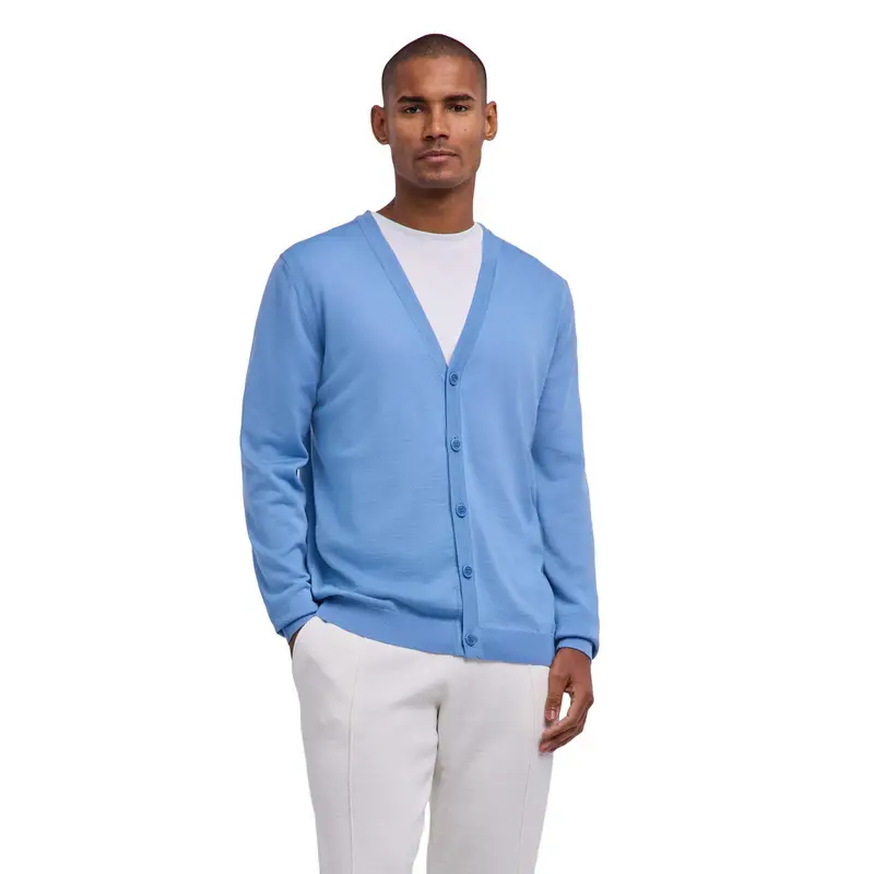 FALKE Cardigan Uomo Blu 4206143