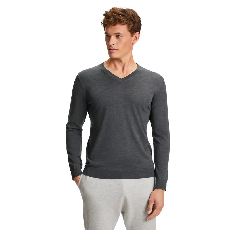Merino Ultrafine Uomo Pullover Grigio