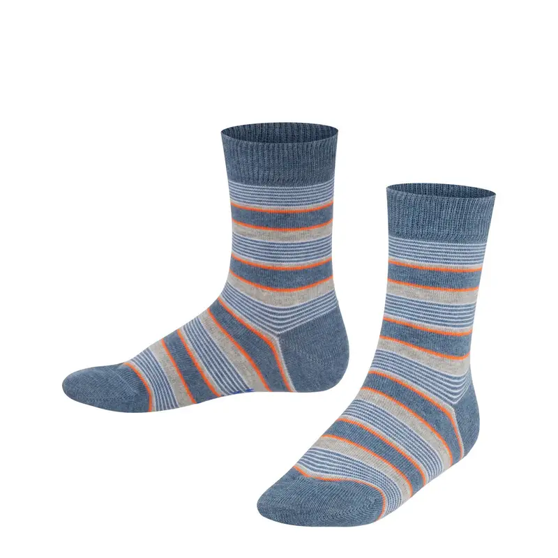 Mixed Stripe Bambino Calzini Blu