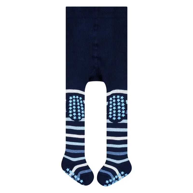 Multi Stripe Neonato Collant Blu