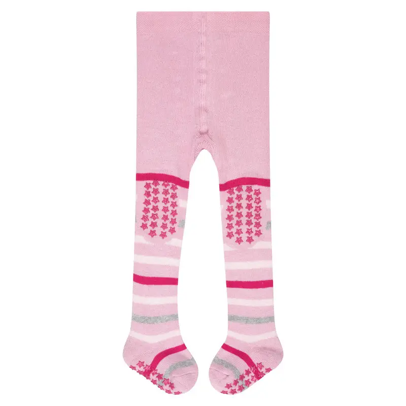 Multi Stripe Neonato Collant Rosa