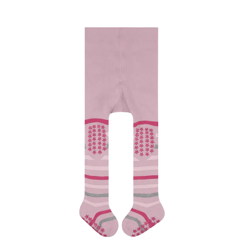 Multi Stripe Neonato Collant Rosa