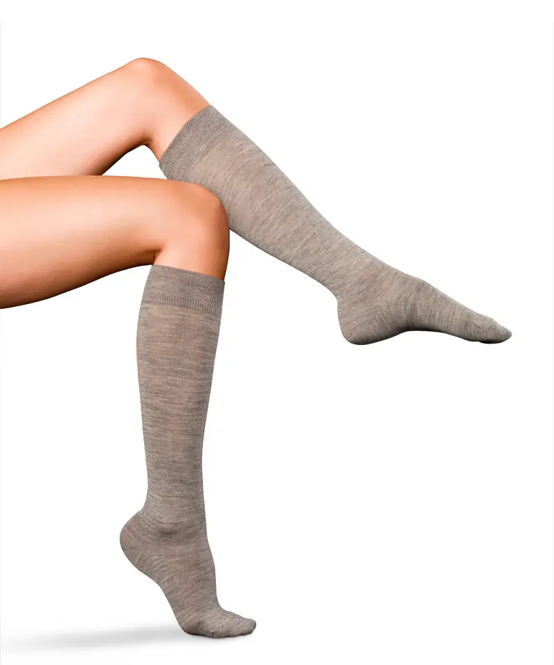 No. 3 Finest Merino & Silk Donna Gambaletti Grigio