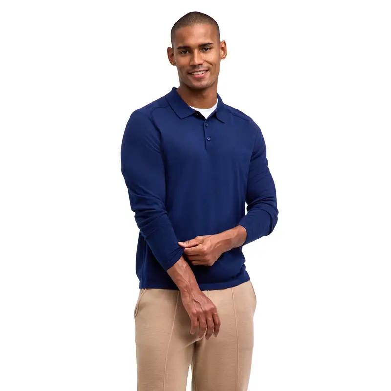 FALKE Polo Uomo Blu 2418577