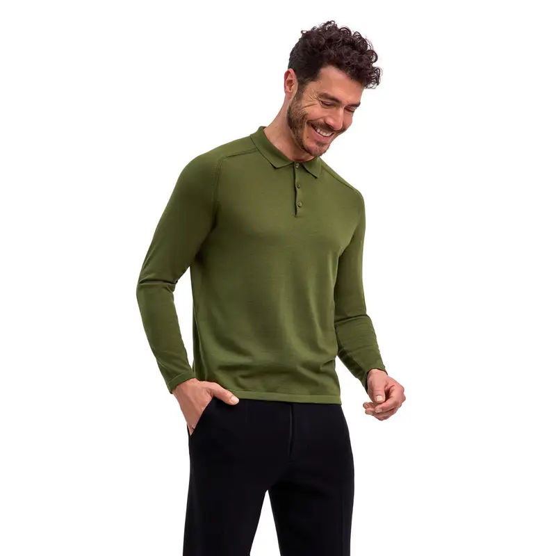FALKE Polo Uomo Verde 2418578