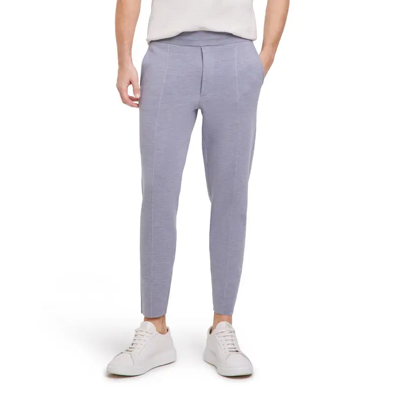Premium Merino Wool Uomo Pantaloni Grigio