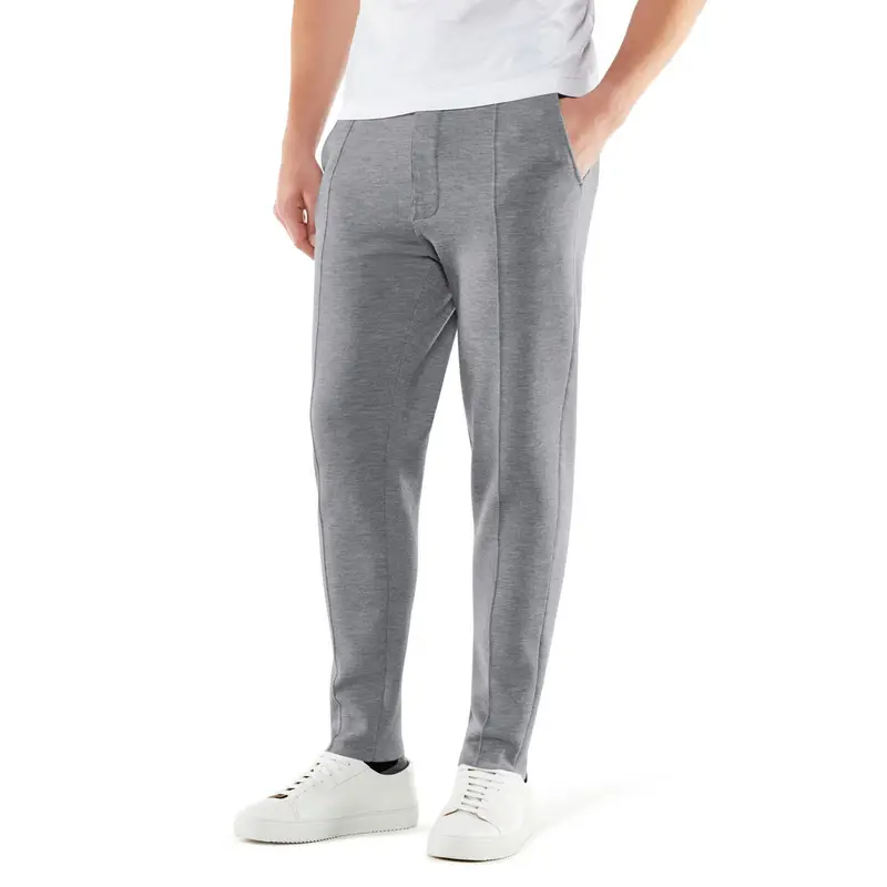Premium Merino Wool Uomo Pantaloni Grigio
