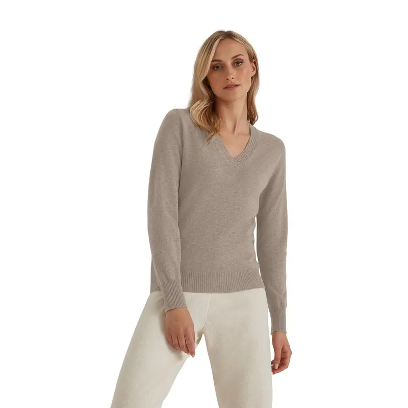 Pure Cashmere Donna Pullover Marrone