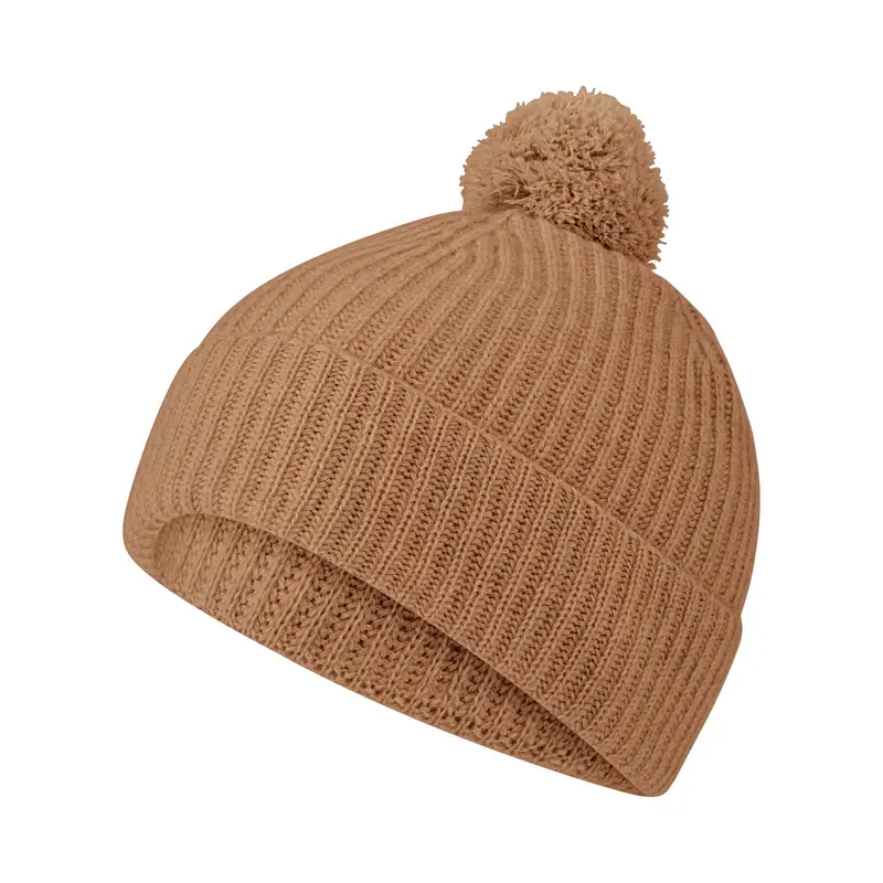 Pure Cashmere Unisex Cuffia Marrone