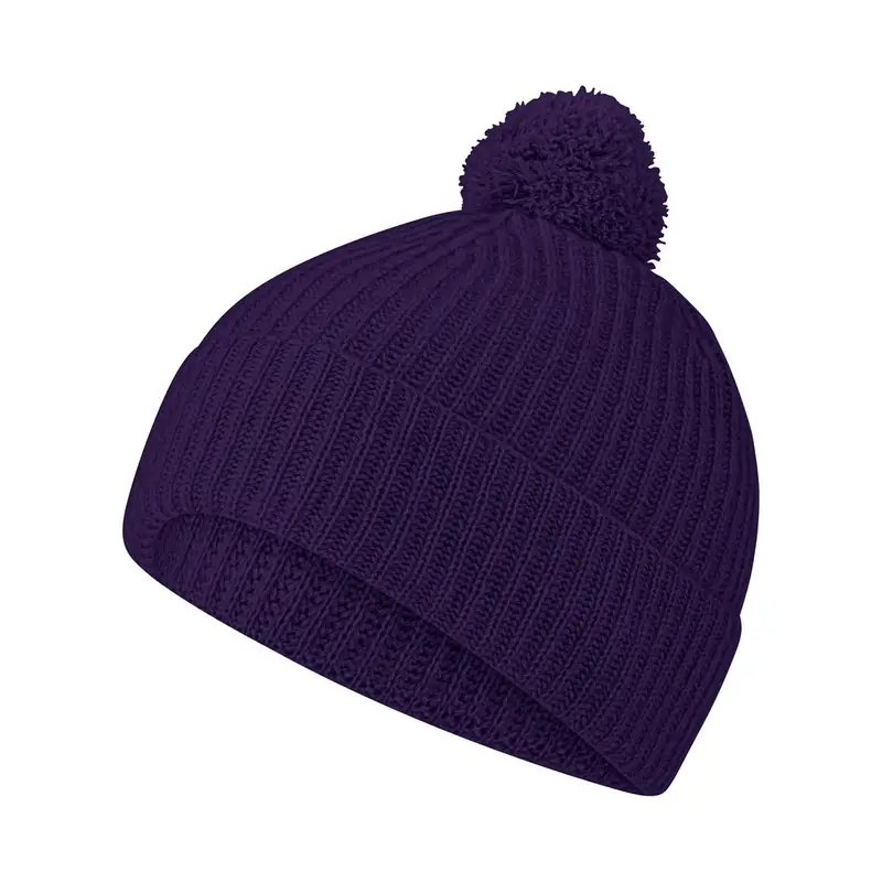 Pure Cashmere Unisex Cuffia Viola